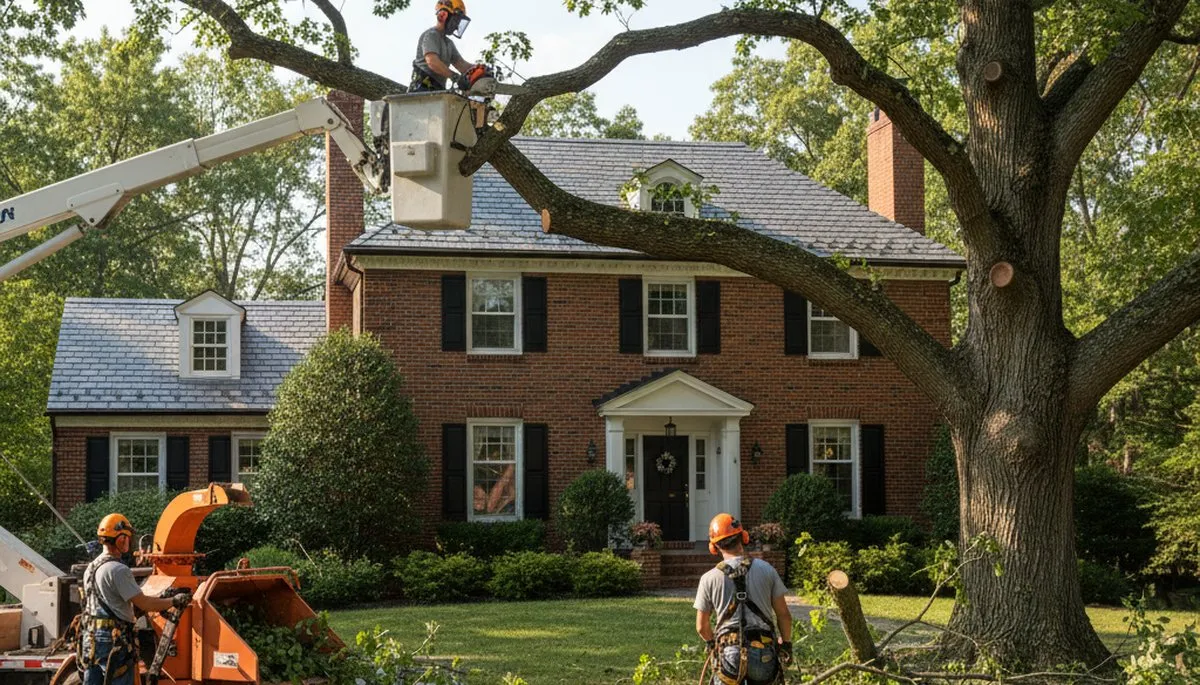 Professional tree removal service in Salisbury, MD for safe tree cutting and cleanup
