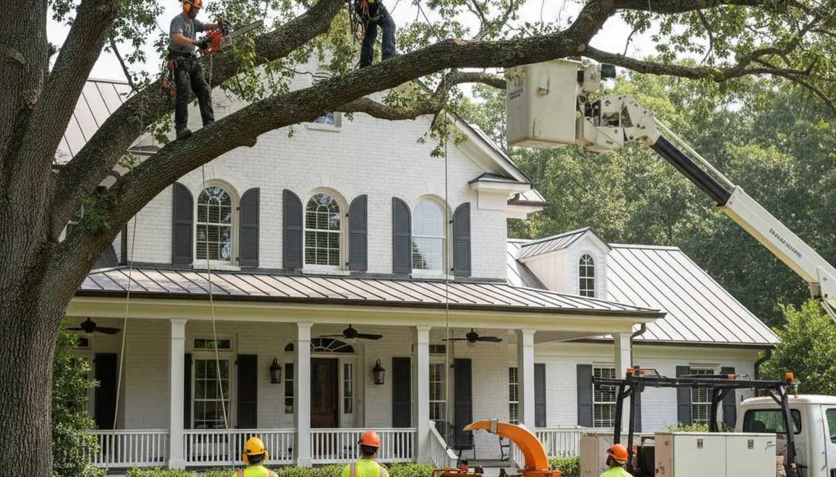 Tree service crew providing professional tree removal in Salisbury, MD